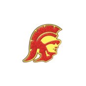 USC Trojans Tommy Head Glitter Pin